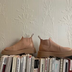 Marsell dusty pink chunky Chelsea boots